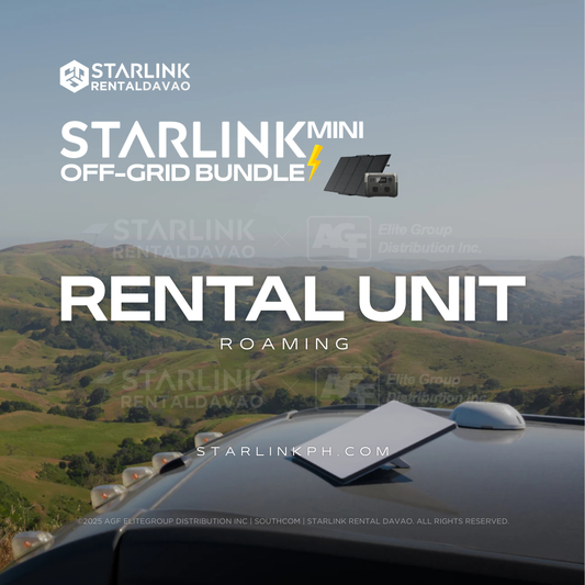 STARLINK MINI - ROAMING (OFF-GRID BUNDLE)